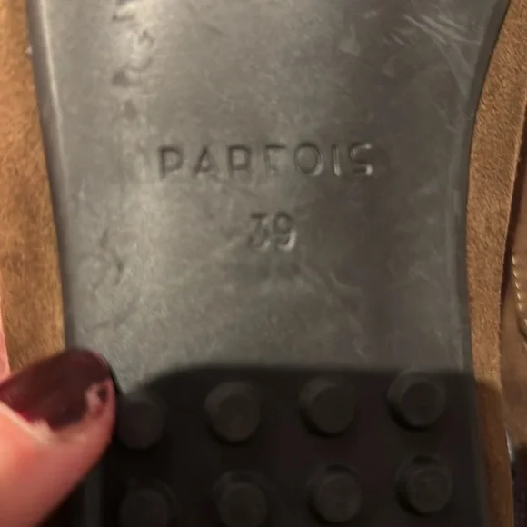 Argo is dark green loafers with gold hardware in 39 - Picture 3 of 6